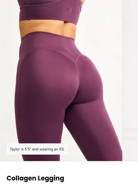 BuffBunny Collagen Legging in Plum